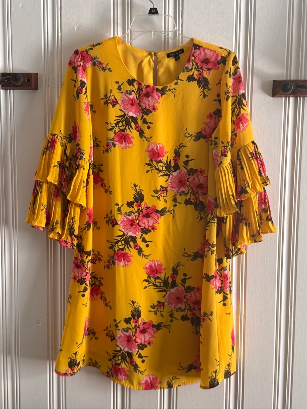 Sami & Jo Yellow Floral Dress